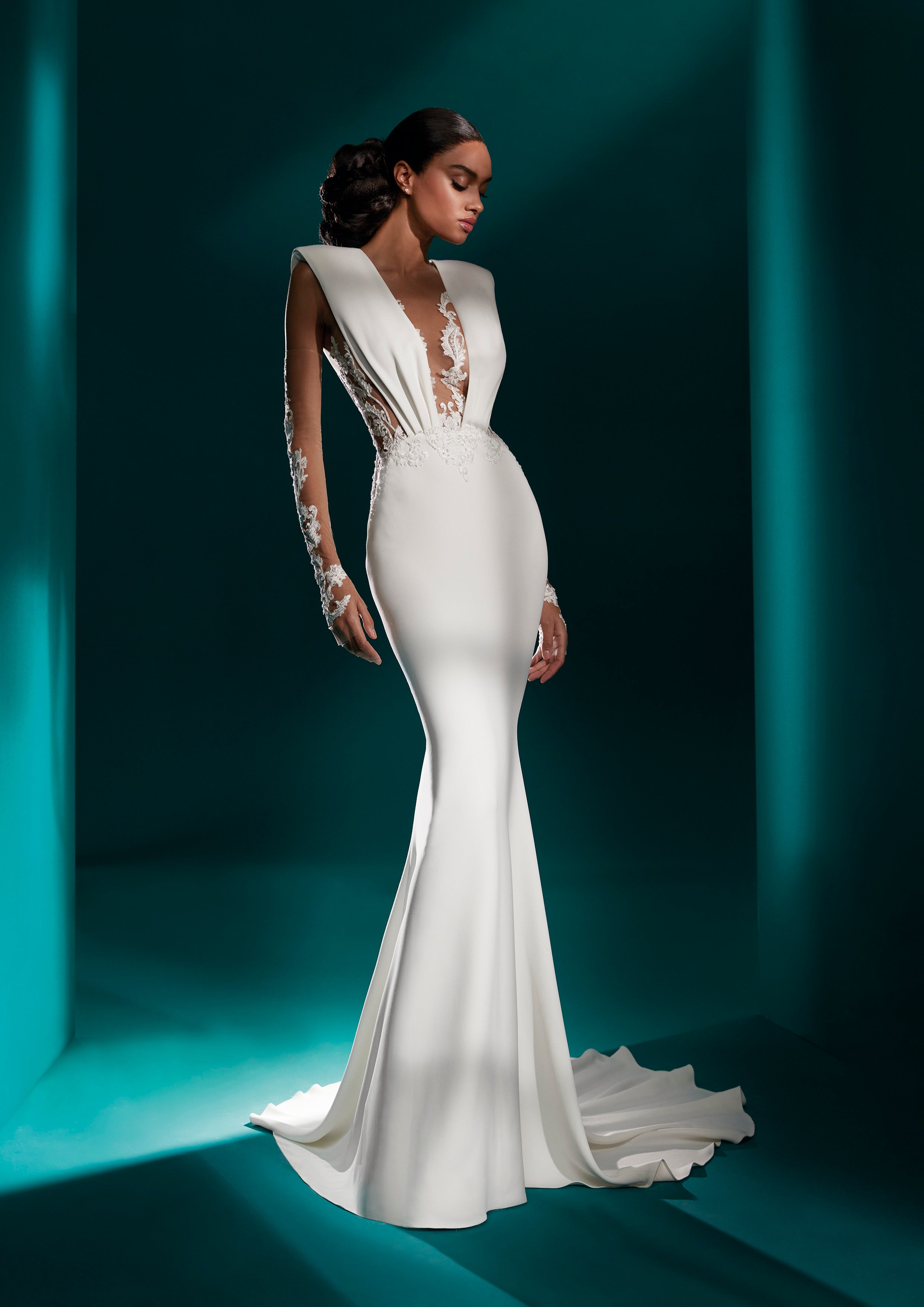 Sposa Pronovias Abiti Da Cerimonia In Pizzo Francese ATELIER