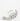 Pettine per capelli in metallo argentato decorato con cristalli sfaccettati trasparenti a forma di goccia, marquise e rotondi, disposti in un elegante design floreale su sfondo bianco