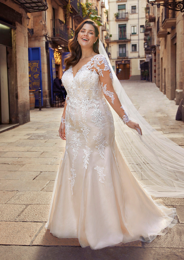 PRONOVIAS - WHITE ONE - FLAMING