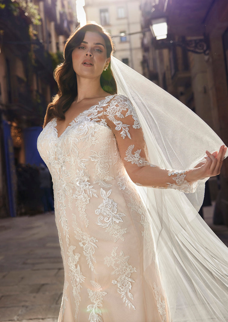 PRONOVIAS - WHITE ONE - FLAMING
