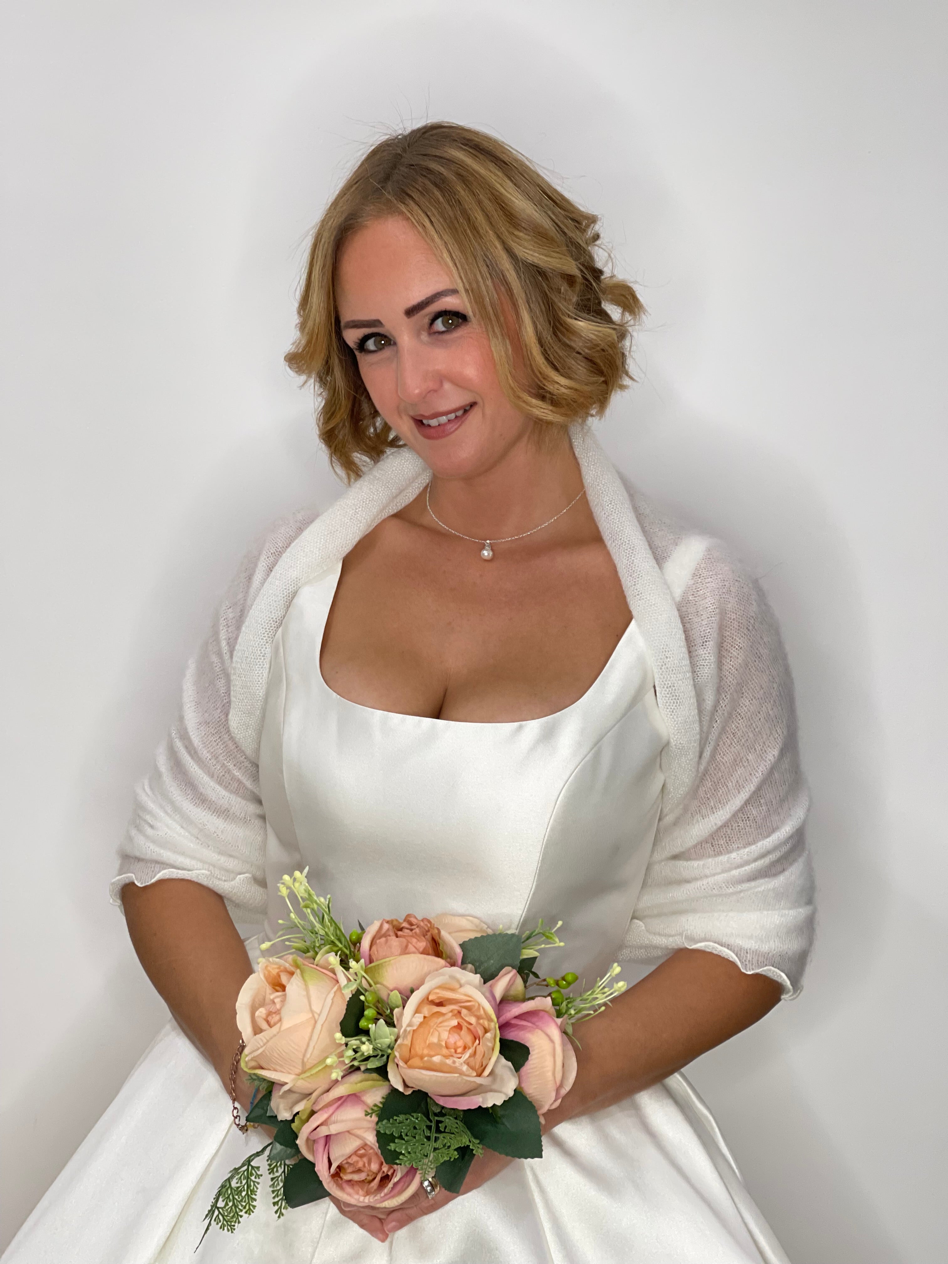 Abito Stola Anello Coprispalle Sposa Invernale Stola In Pelliccia